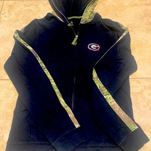 Georgia Bulldogs RealTree camo zipper hoodie, junior’s XL